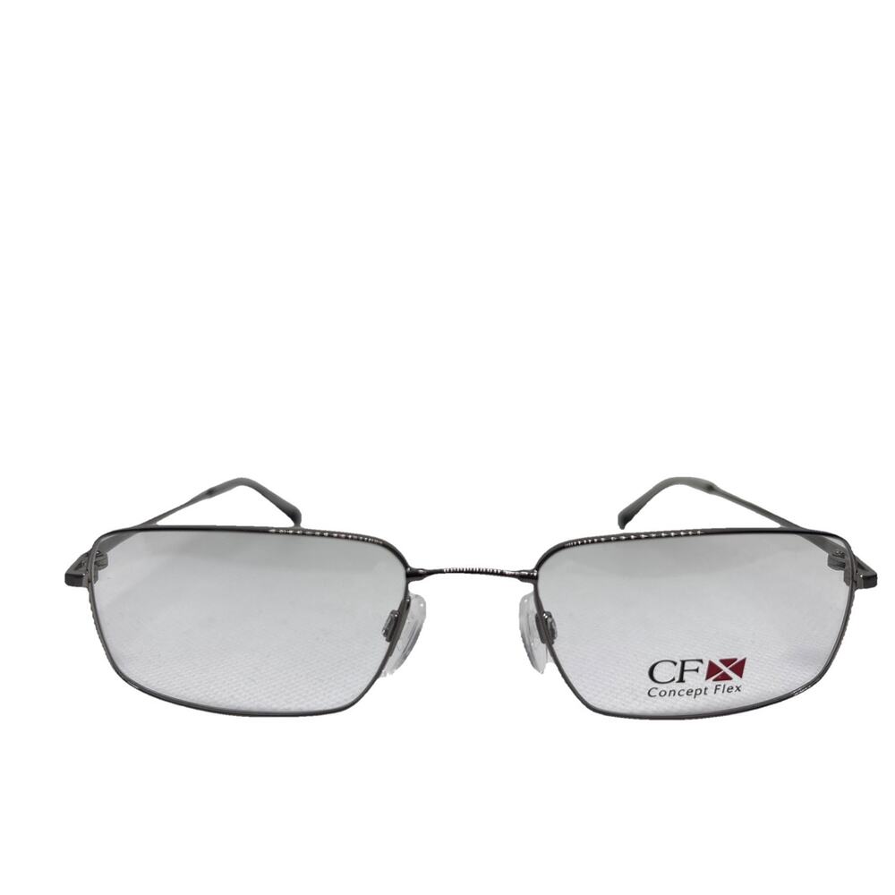 Charmant Concept Flex Plus Cx11606 Grey Authentic Eyeglasses 53-19